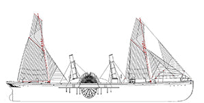 The Purpose Built Confederate Blockade Runner Hope 1864 by Vince McCullough & Gib McArdle