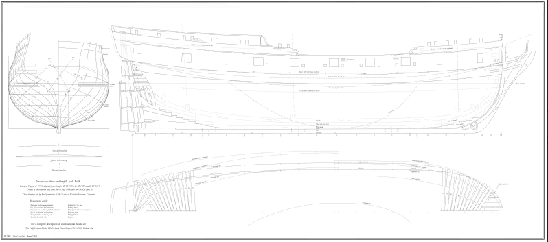 Swan Plans - Supplement to The Fully Framed Ship Model by David Antscherl and Greg Herbert