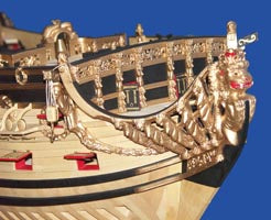 Building a Navy Board Model of HMS SUSSEX 1693  by Gilbert McArdle